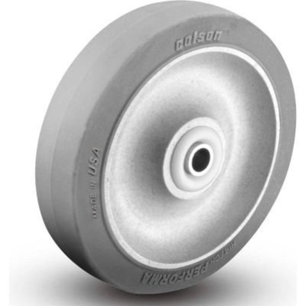 Colson Colson® 2 Series Wheel 2.00005.441 - 5 x 1-1/4 Performa Rubber 3/8 Delrin Bushing - Gray 2.00005.441